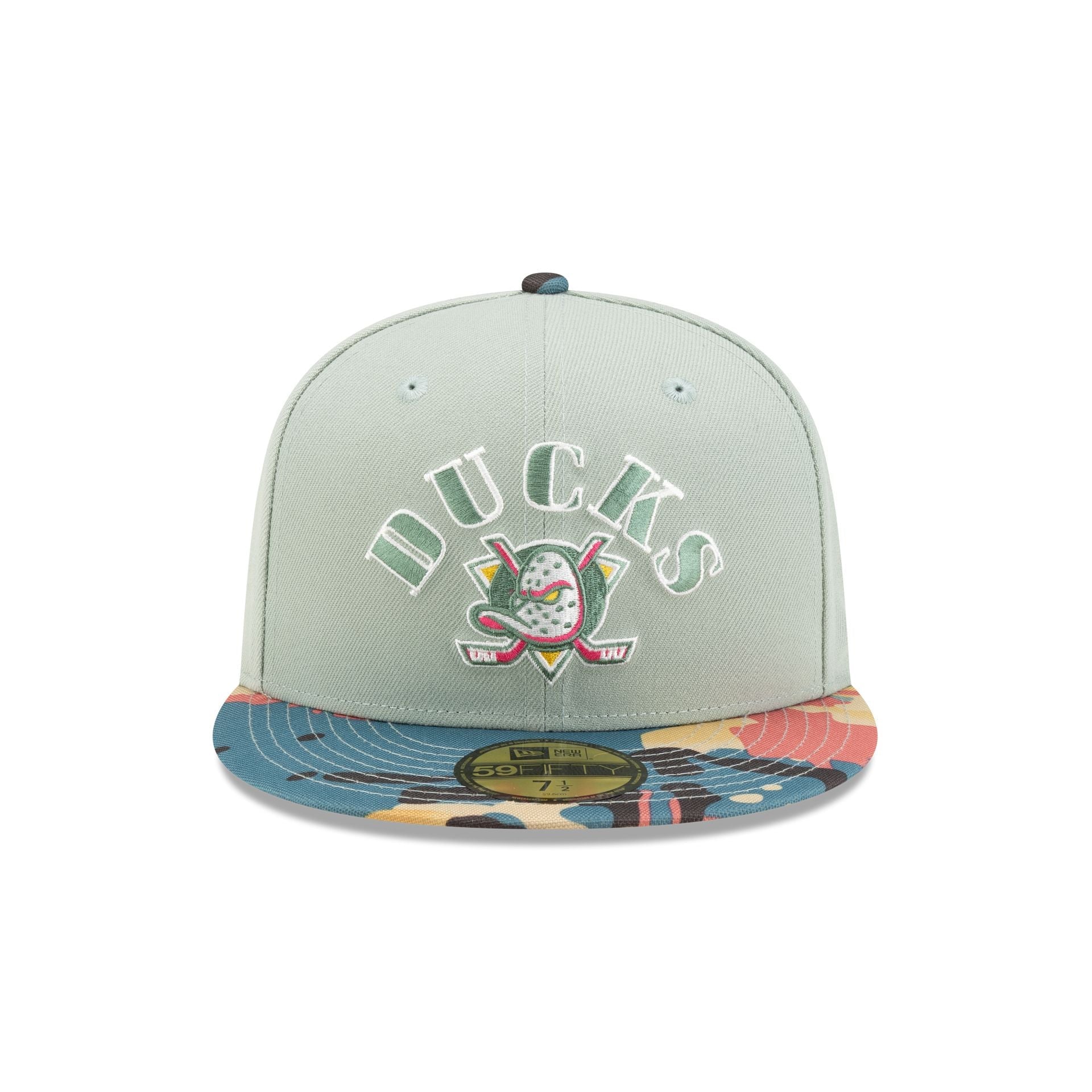 Anaheim Ducks Retro Everest Camo 59FIFTY Fitted Hat