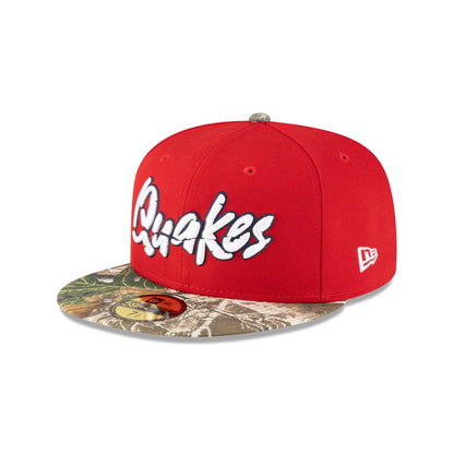 Rancho Cucamonga Quakes Realtree Visor 59FIFTY Fitted Hat