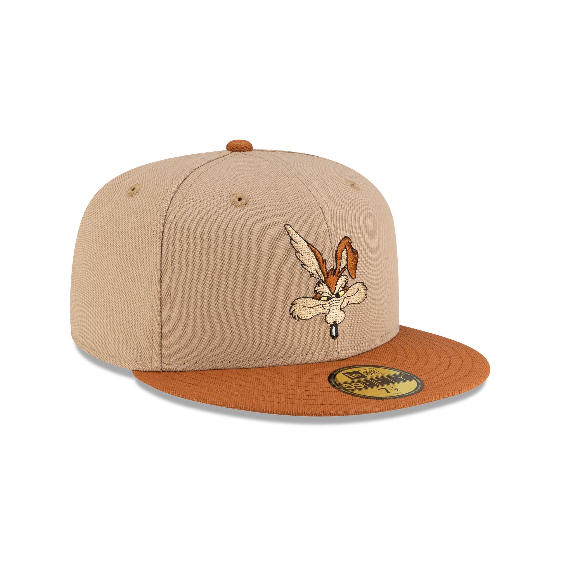Looney Tunes Wile E. Coyote Camel Brown 59FIFTY Fitted Hat