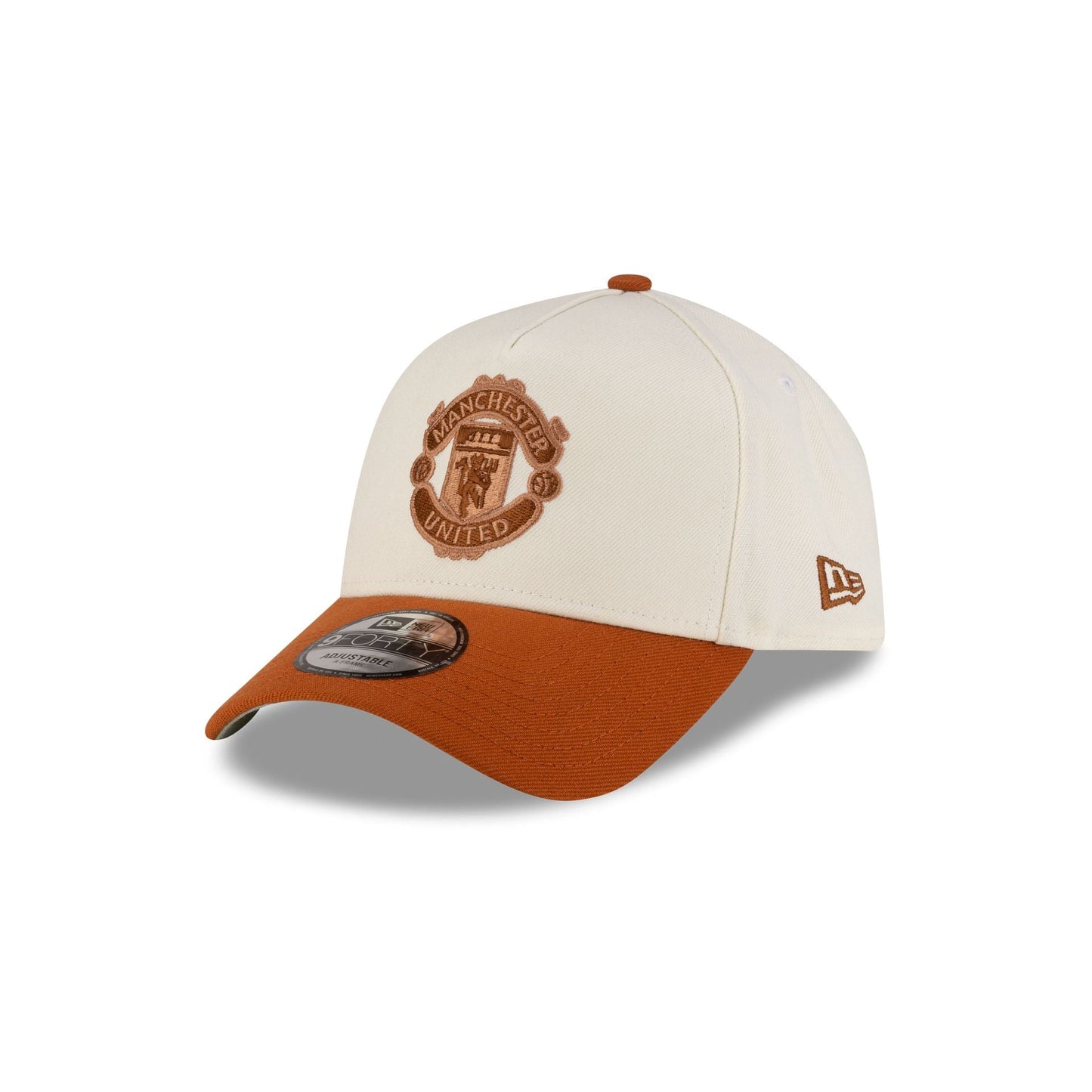 Manchester United FC Chrome Earth Brown 9FORTY A-Frame Snapback Hat