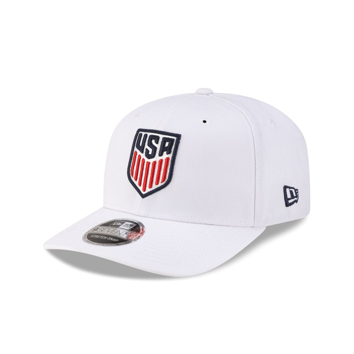 U.S. Soccer Men's National Team Americana Flag White 9SEVENTY Stretch-Snap Hat