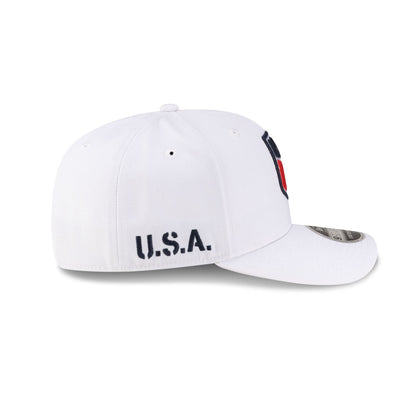 U.S. Soccer Men's National Team Americana White 9SEVENTY Stretch-Snap Hat