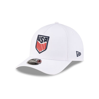U.S. Soccer Men's National Team Americana White 9FORTY M-Crown A-Frame Snapback Hat