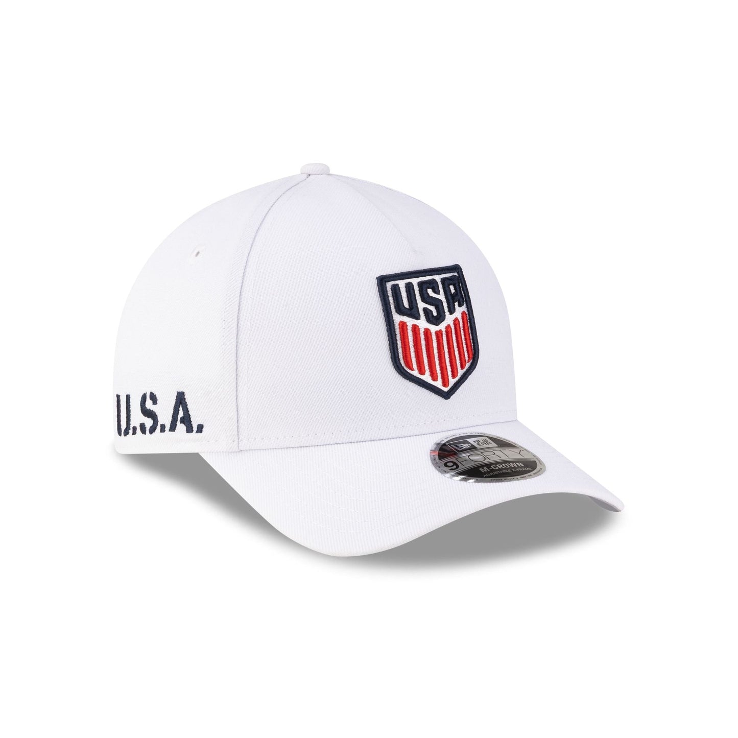 U.S. Soccer Men's National Team Americana White 9FORTY M-Crown A-Frame Snapback Hat