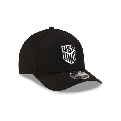 U.S. Soccer Men's National Team Black 9FORTY M-Crown A-Frame Snapback Hat