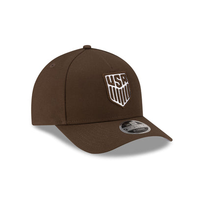 U.S. Soccer Men's National Team Walnut 9FORTY M-Crown A-Frame Snapback Hat