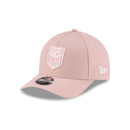 U.S. Soccer Men's National Team Pink 9FORTY M-Crown A-Frame Snapback Hat