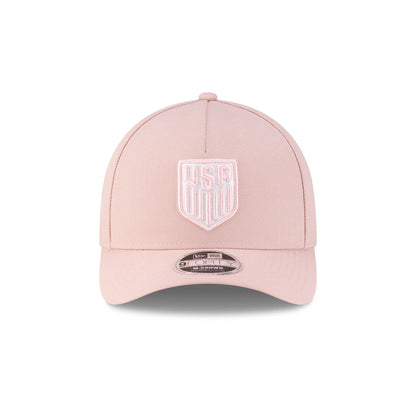U.S. Soccer Men's National Team Pink 9FORTY M-Crown A-Frame Snapback Hat