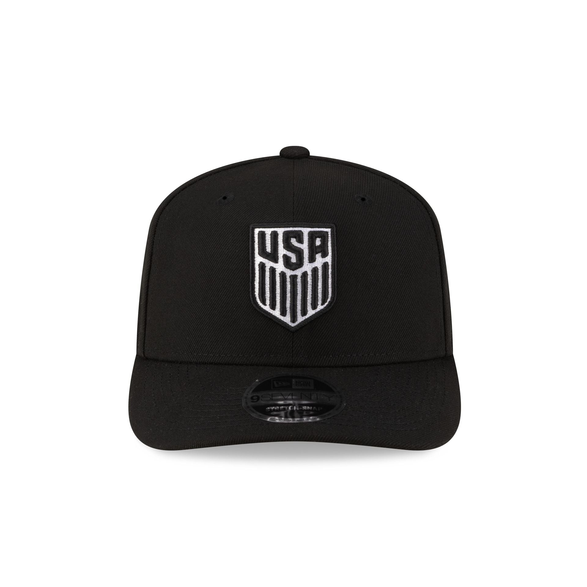 U.S. Soccer Men's National Team Black 9SEVENTY Stretch-Snap Hat