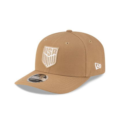 U.S. Soccer Men's National Team Khaki 9SEVENTY Stretch-Snap Hat