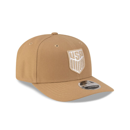 U.S. Soccer Men's National Team Khaki 9SEVENTY Stretch-Snap Hat
