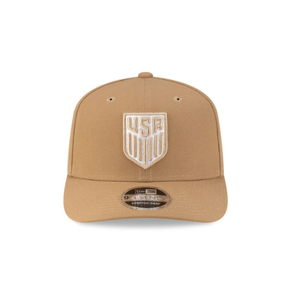 U.S. Soccer Men's National Team Khaki 9SEVENTY Stretch-Snap Hat