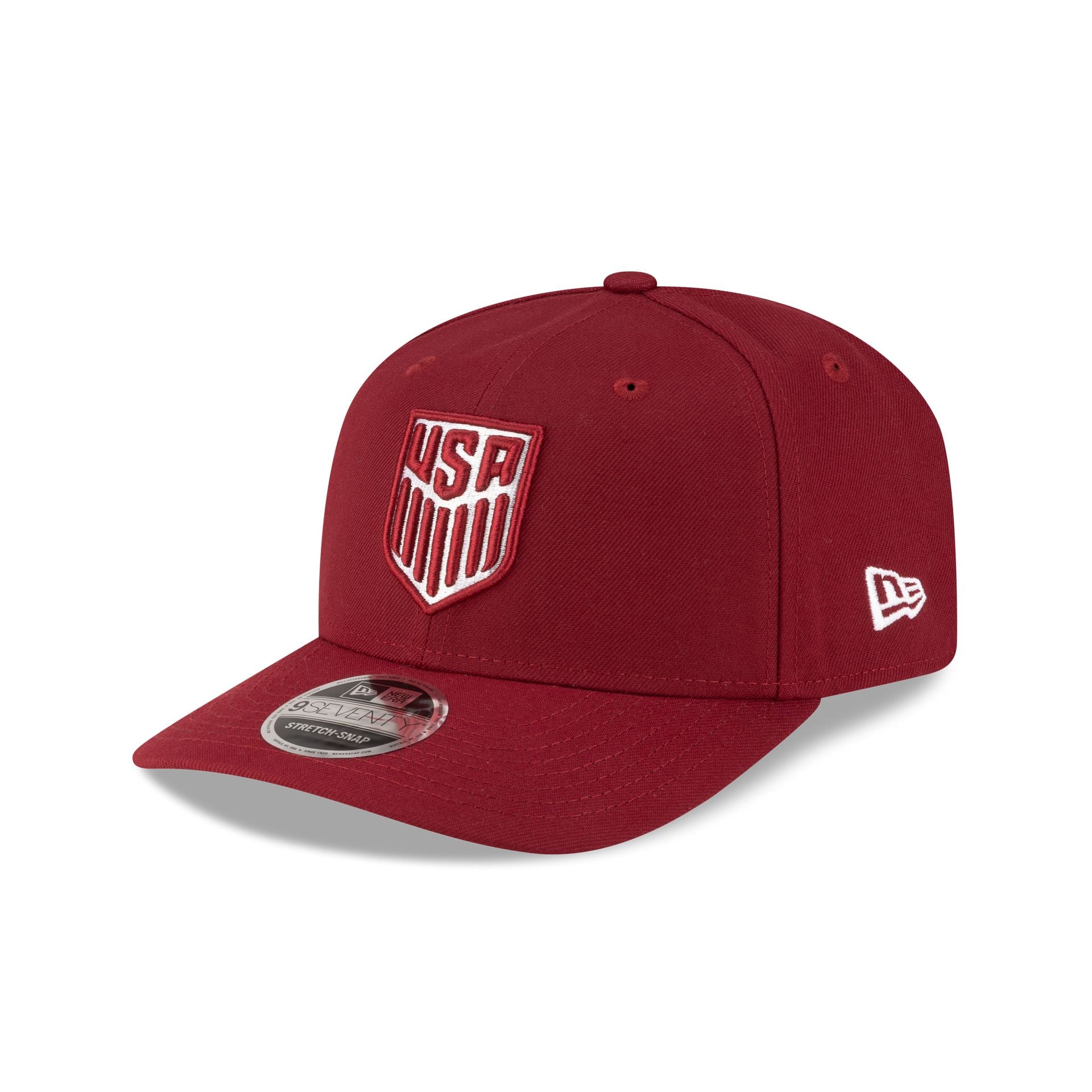 U.S. Soccer Men's National Team Cardinal 9SEVENTY Stretch-Snap Hat