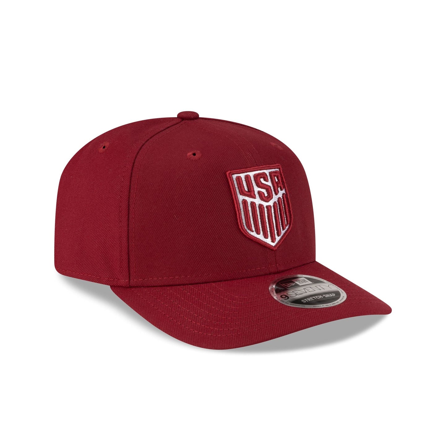 U.S. Soccer Men's National Team Cardinal 9SEVENTY Stretch-Snap Hat