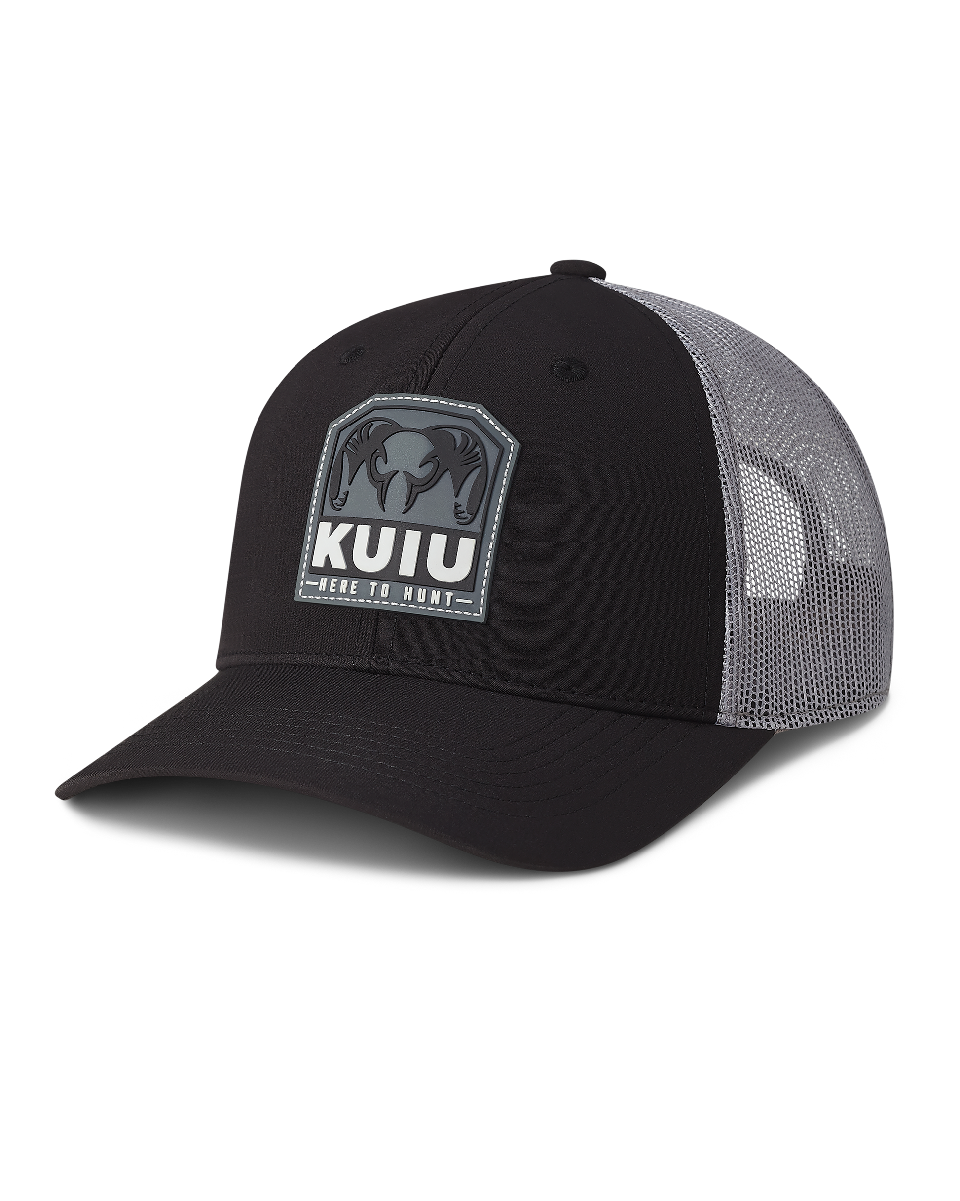KUIU Here to Hunt Patch Hat | Black/Grey