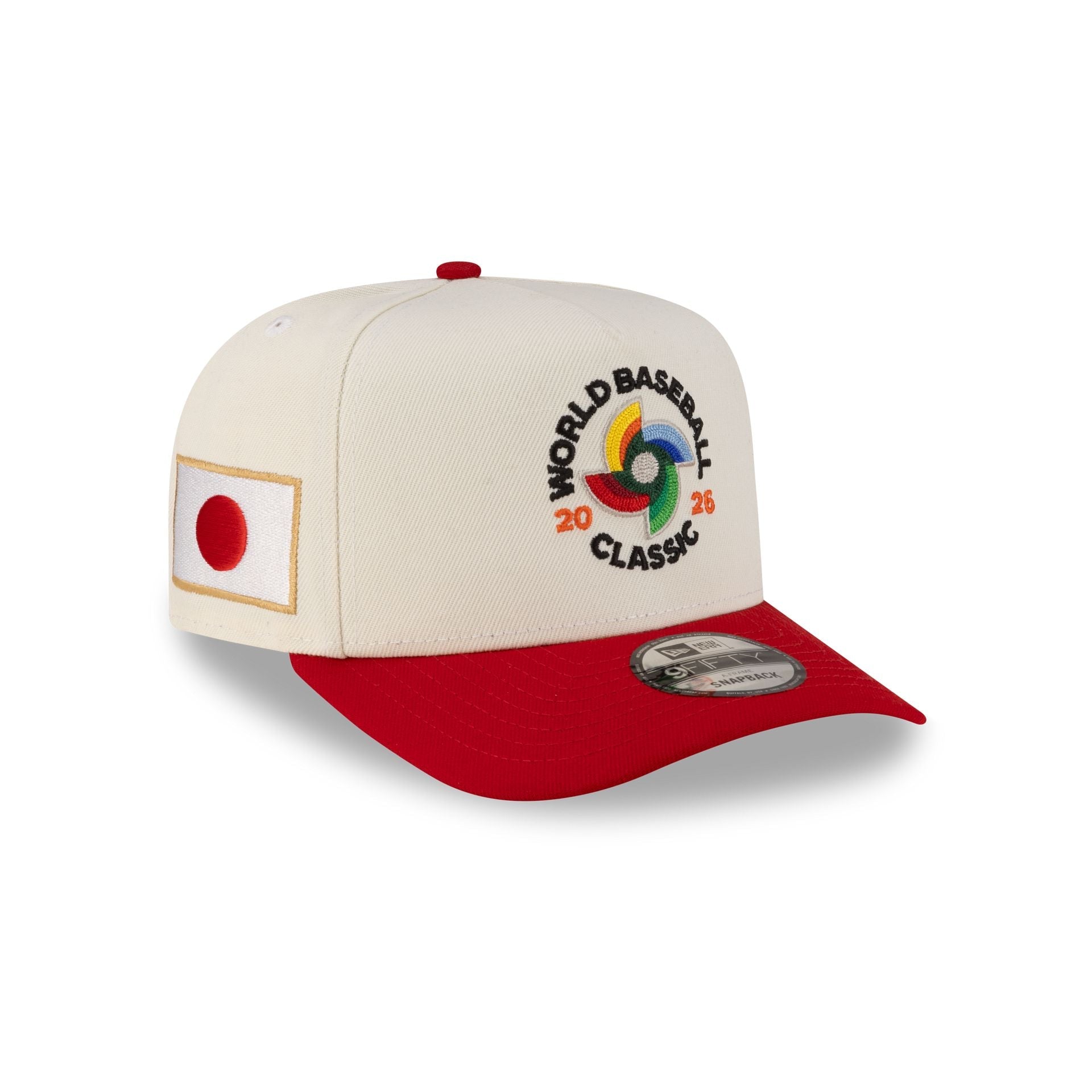 Japan 2026 World Baseball Classic Chrome White 9FIFTY A-Frame Snapback Hat