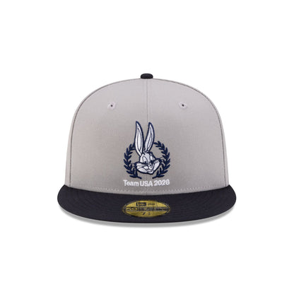 Team USA Winter Olympics Looney Tunes Bugs Bunny 59FIFTY Fitted Hat