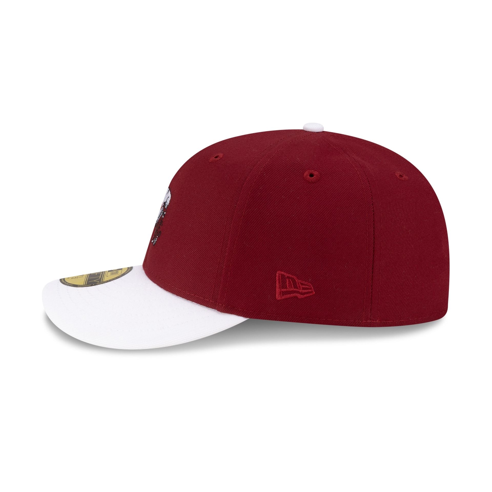 Just Caps College Champions Sidepatch Arkansas Razorbacks 59FIFTY Fitted Hat