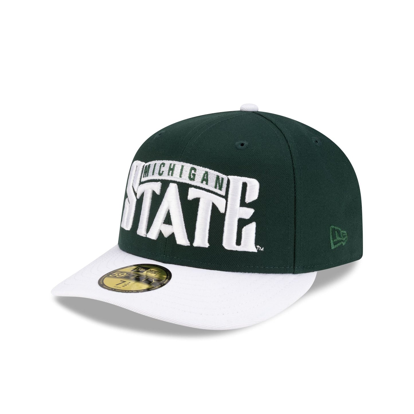 Just Caps College Champions Sidepatch Michigan State Spartans 59FIFTY Fitted Hat