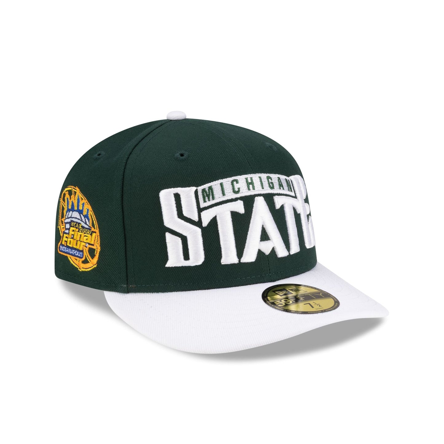 Just Caps College Champions Sidepatch Michigan State Spartans 59FIFTY Fitted Hat