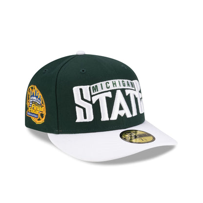 Just Caps College Champions Sidepatch Michigan State Spartans 59FIFTY Fitted Hat