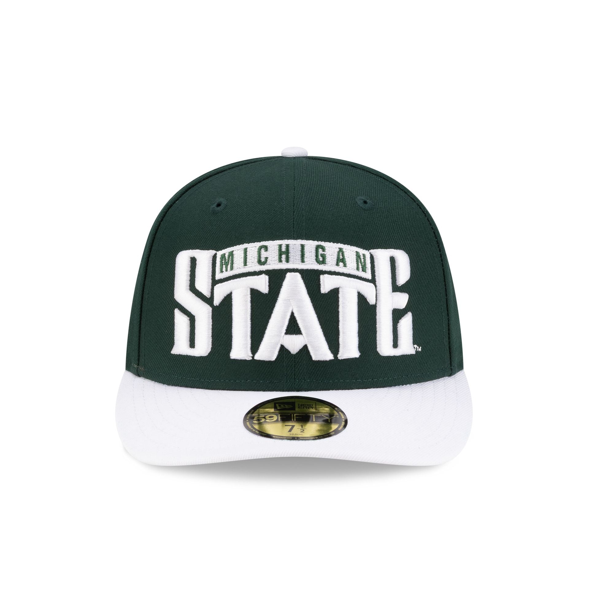 Just Caps College Champions Sidepatch Michigan State Spartans 59FIFTY Fitted Hat