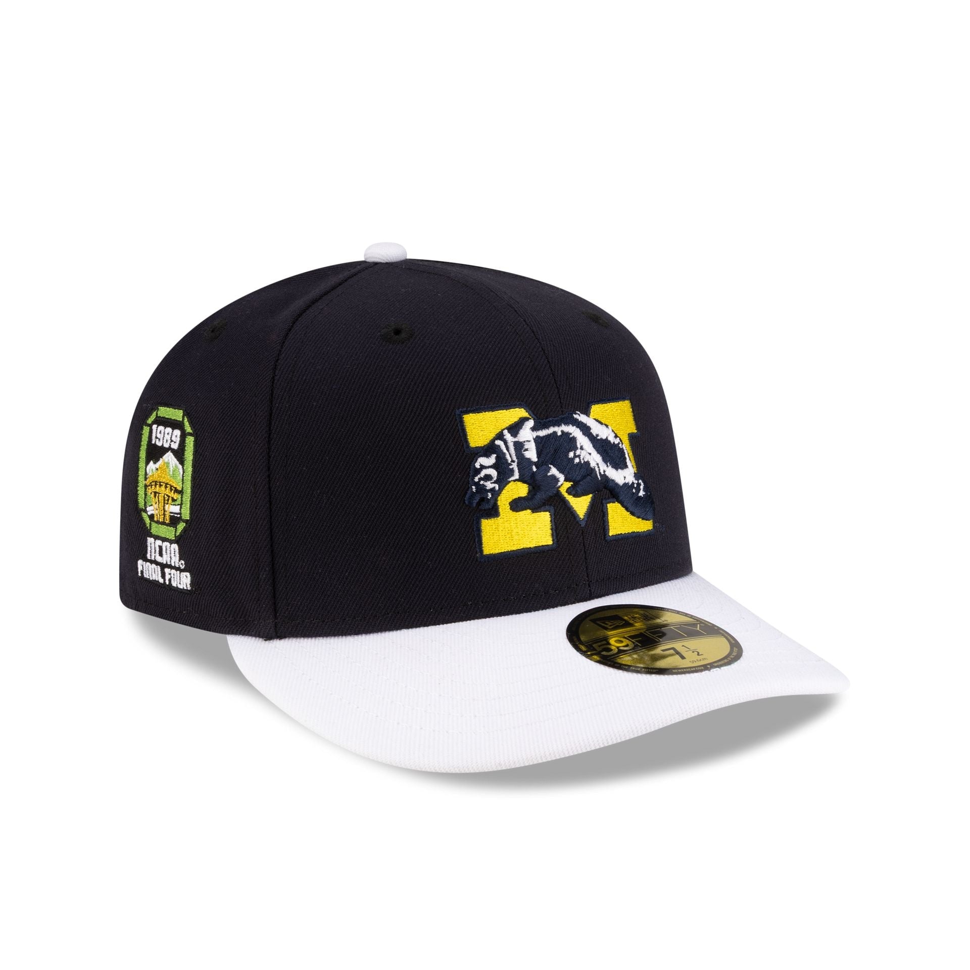 Just Caps College Champions Sidepatch Michigan Wolverines 59FIFTY Fitted Hat