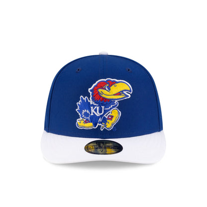 Just Caps College Champions Sidepatch Kansas Jayhawks 59FIFTY Fitted Hat