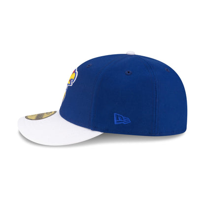 Just Caps College Champions Sidepatch Kansas Jayhawks 59FIFTY Fitted Hat