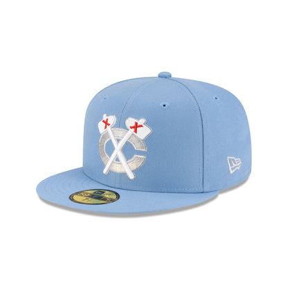 Chicago Blackhawks Sky Blue 59FIFTY Fitted Hat