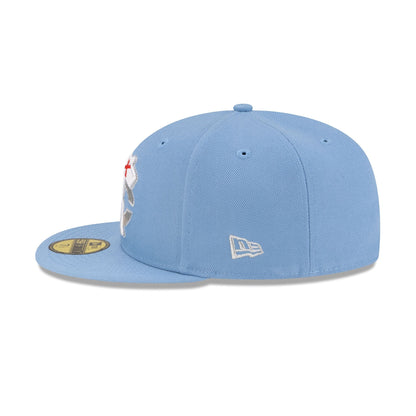 Chicago Blackhawks Sky Blue 59FIFTY Fitted Hat