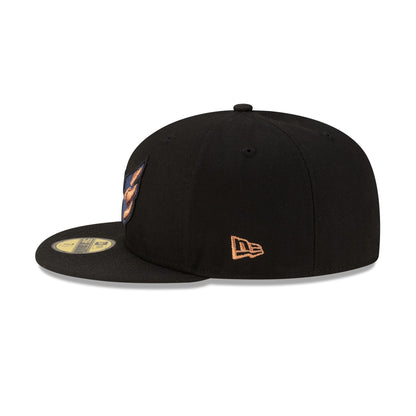 Washington Capitals Black 59FIFTY Fitted Hat