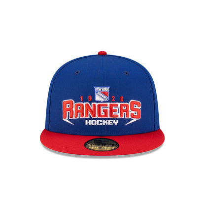 New York Rangers Royal Blue 59FIFTY Fitted Hat