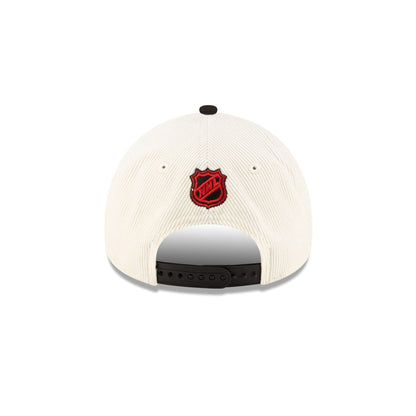 Chicago Blackhawks 100th Anniversary Chrome Corduroy 9FORTY A-Frame Snapback Hat