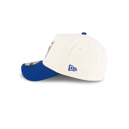 New York Rangers 100th Anniversary Chrome Corduroy 9FORTY A-Frame Snapback Hat