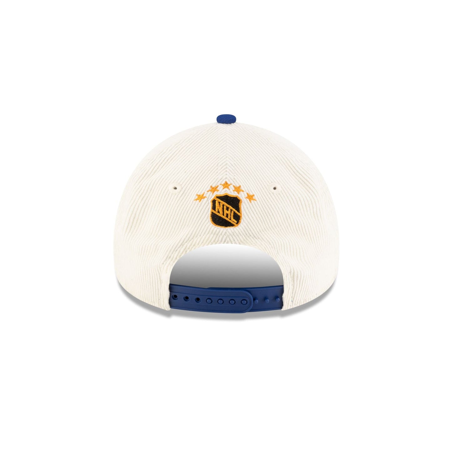 New York Rangers 100th Anniversary Chrome Corduroy 9FORTY A-Frame Snapback Hat