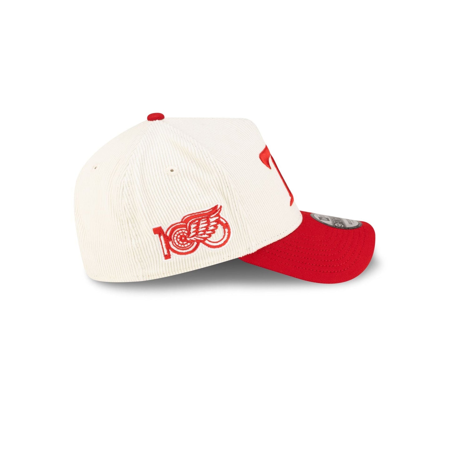 Detroit Red Wings 100th Anniversary Chrome Corduroy 9FORTY A-Frame Snapback Hat