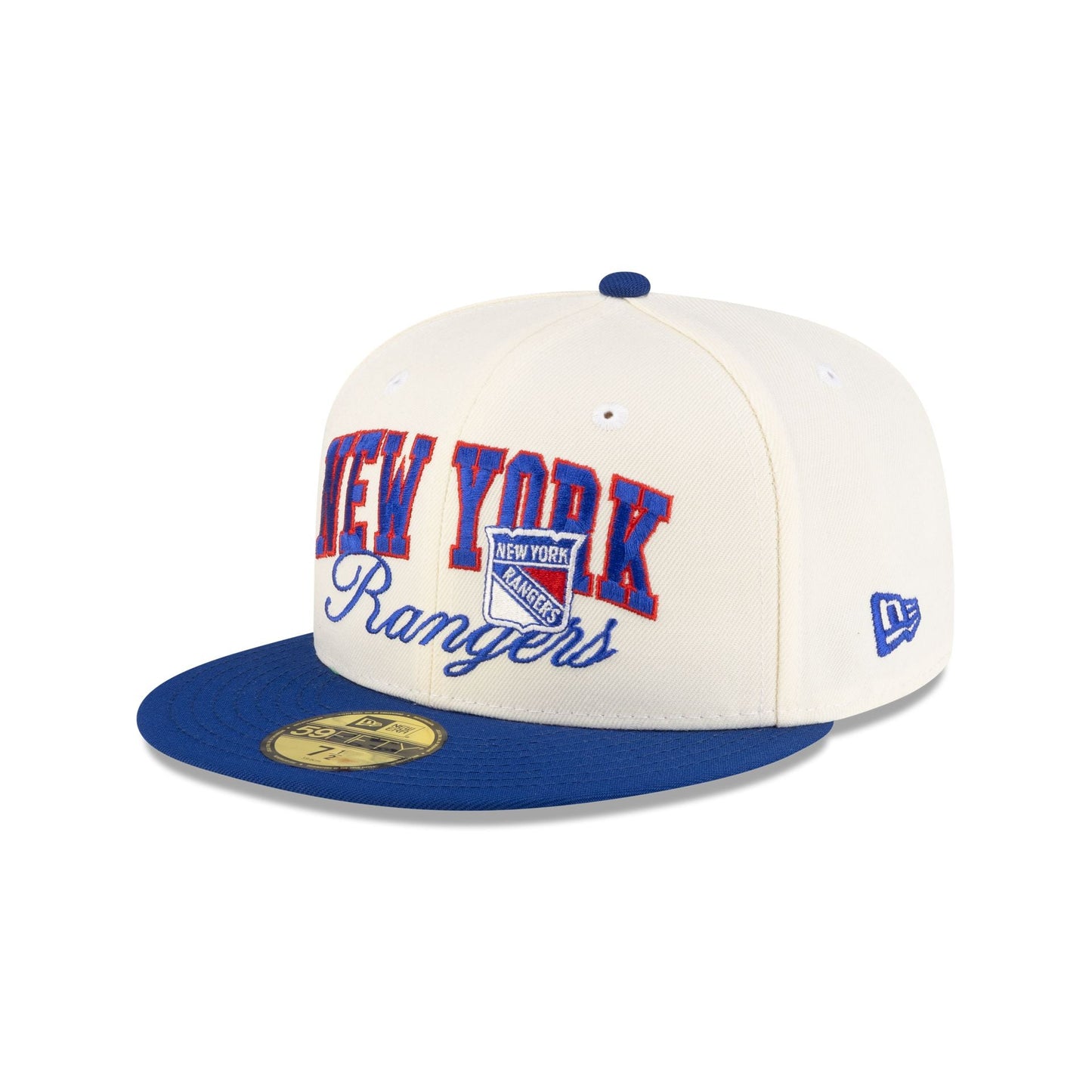 New York Rangers Arch Script 59FIFTY Fitted Hat