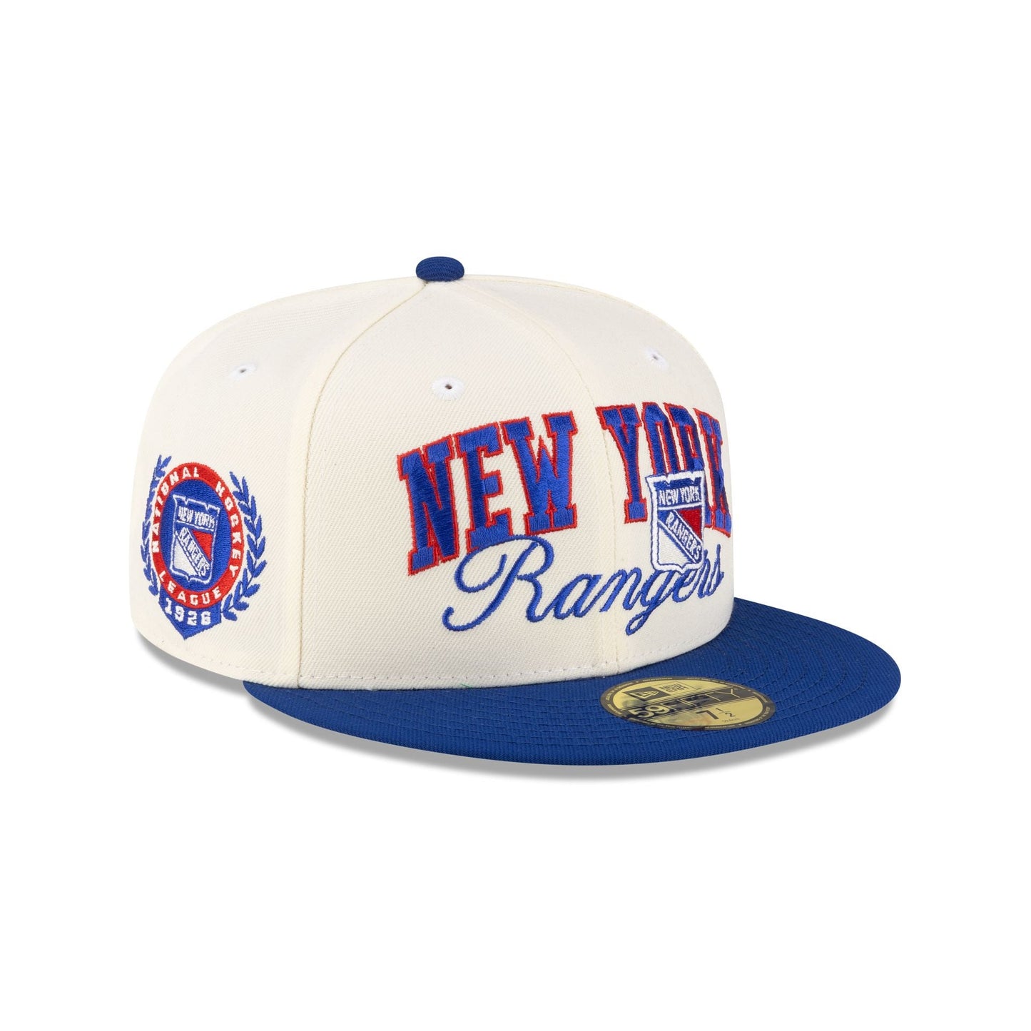 New York Rangers Arch Script 59FIFTY Fitted Hat