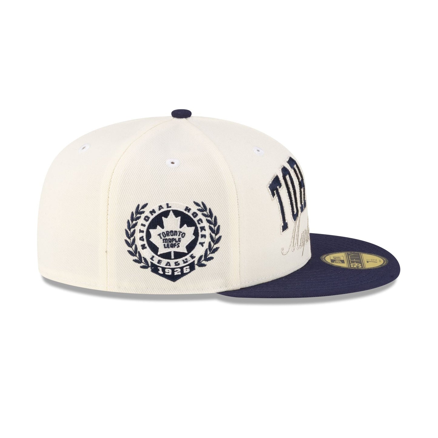 Toronto Maple Leafs Arch Script 59FIFTY Fitted Hat