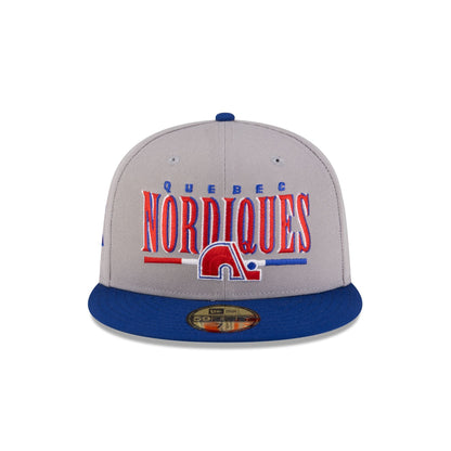 Quebec Nordiques First Shot 59FIFTY Fitted Hat