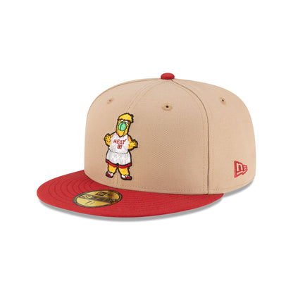 Miami Heat Mascot Camel 59FIFTY Fitted Hat