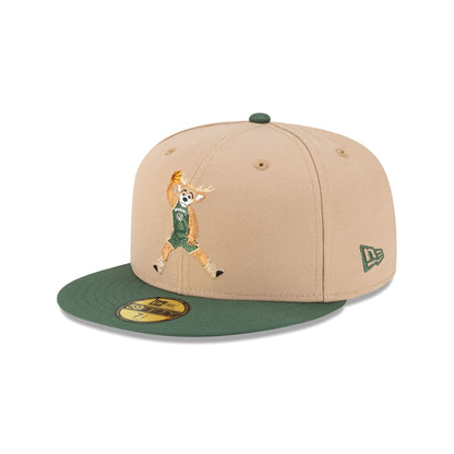 Milwaukee Bucks Mascot Camel 59FIFTY Fitted Hat