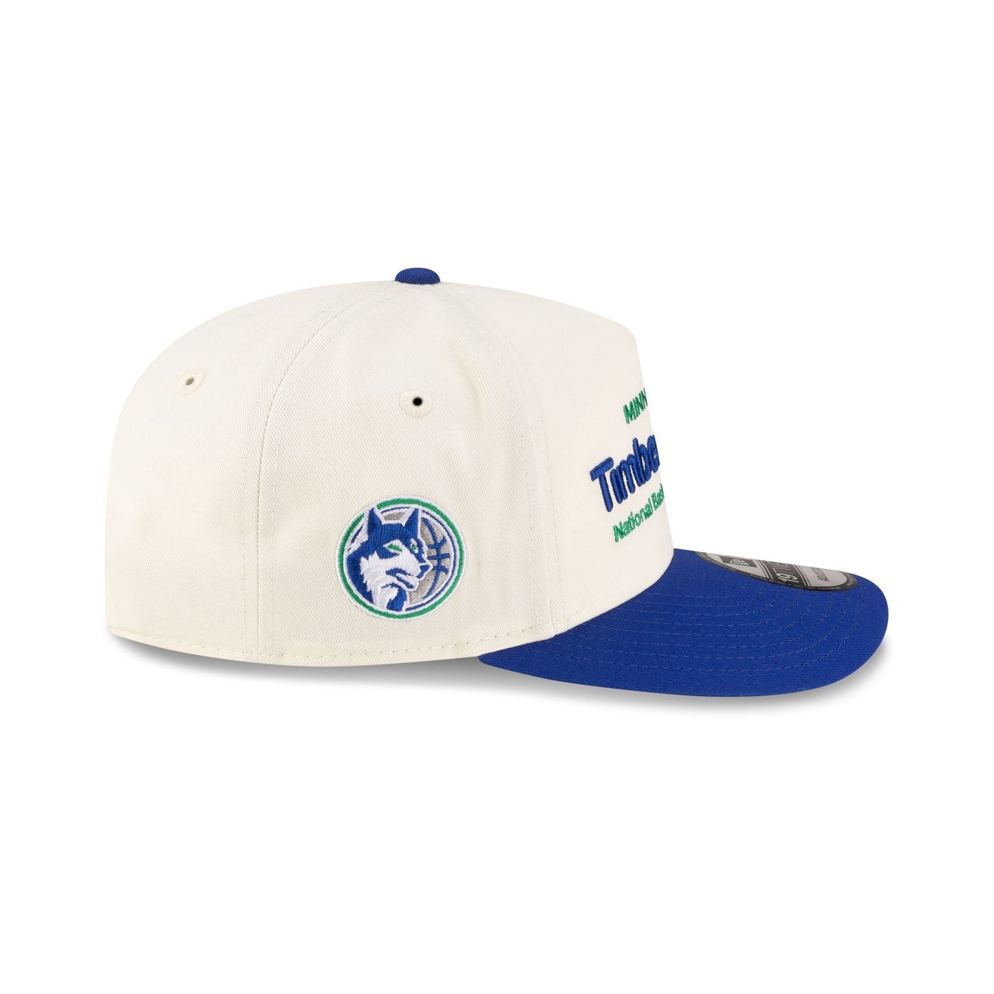Minnesota Timberwolves 1989-1996 Hardwood Classics Sign Stack Chrome White 19TWENTY Adjustable Hat
