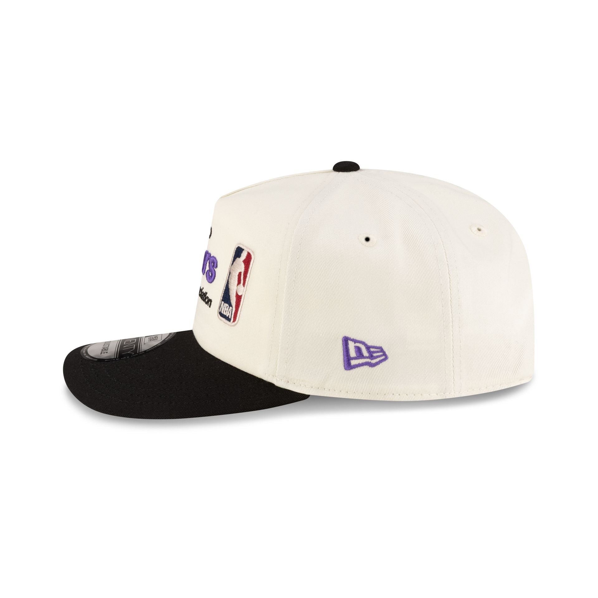 Toronto Raptors 1995-2008 Hardwood Classics Sign Stack Chrome White 19TWENTY Adjustable Hat