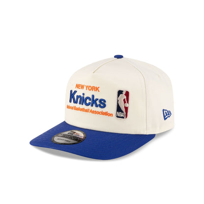 New York Knicks 1964-1992 Hardwood Classics Sign Stack Chrome White 19TWENTY Adjustable Hat