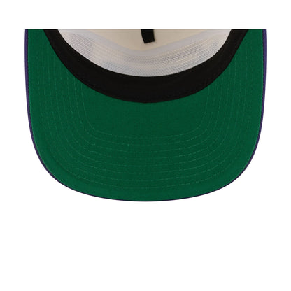 Charlotte Hornets 1988-2002 Hardwood Classics Sign Stack Chrome White 19TWENTY Adjustable Hat