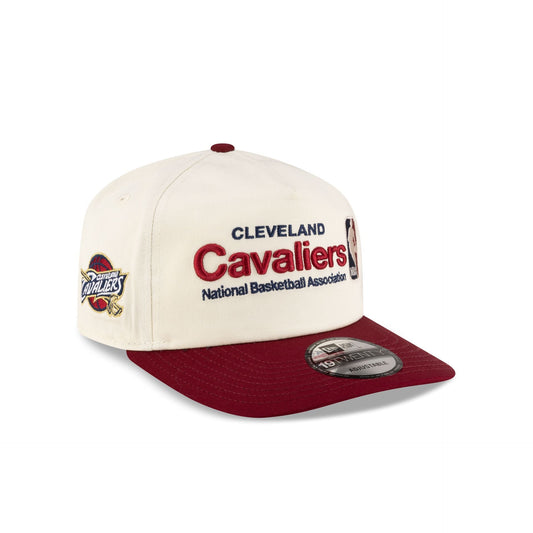 Cleveland Cavaliers 2010-2017 Hardwood Classics Sign Stack Chrome White 19TWENTY Adjustable Hat