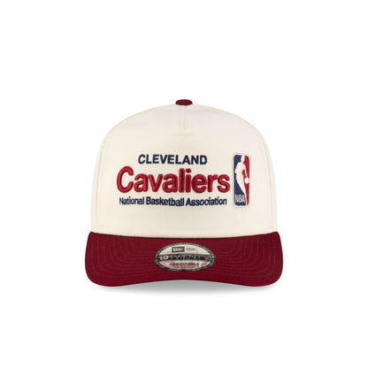 Cleveland Cavaliers 2010-2017 Hardwood Classics Sign Stack Chrome White 19TWENTY Adjustable Hat