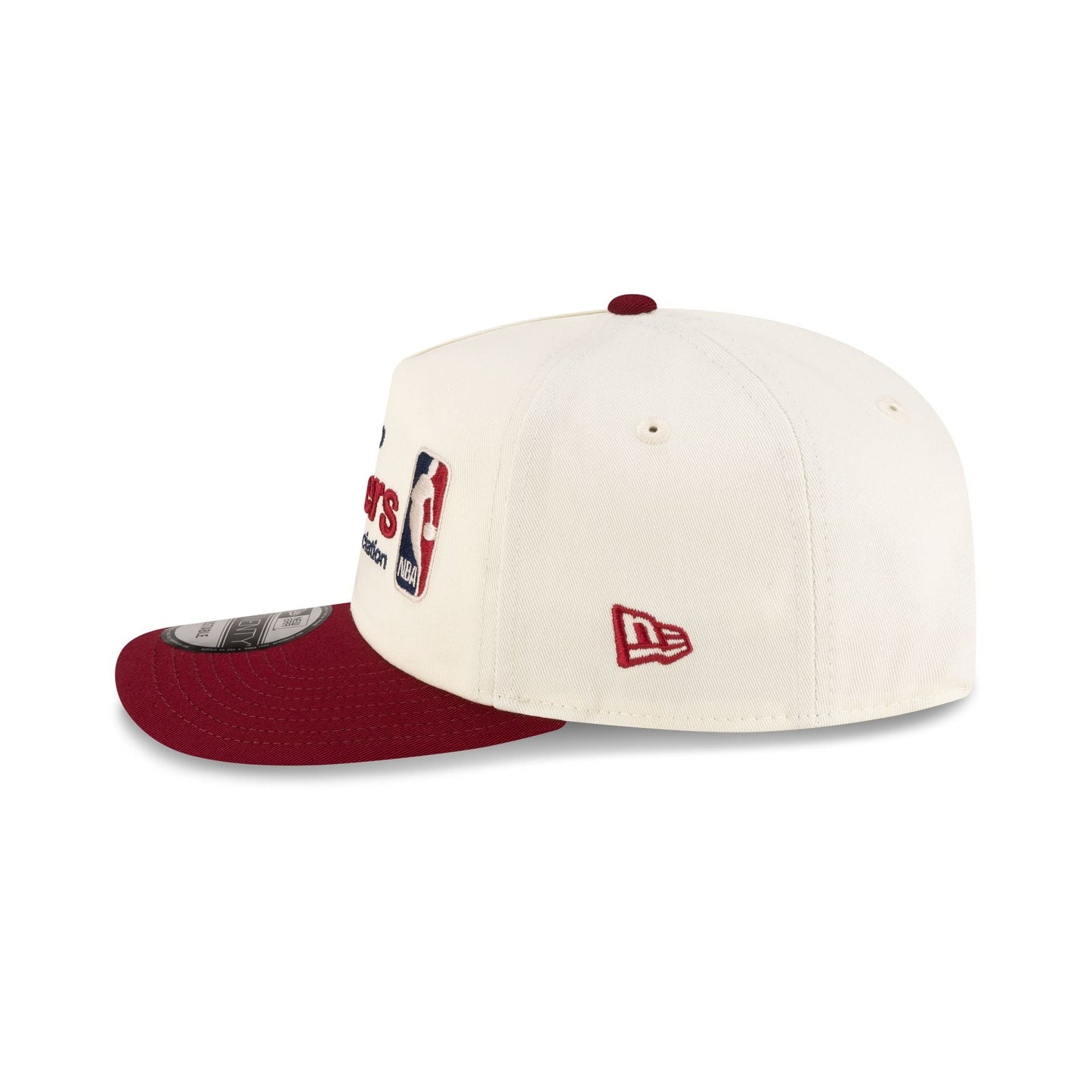Cleveland Cavaliers 2010-2017 Hardwood Classics Sign Stack Chrome White 19TWENTY Adjustable Hat